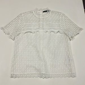 Zara Lined Lace Top